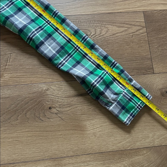 Hollister Green Plaid Flannel Icon Men’s Small Button Down Shirt Cotton - Picture 9 of 10